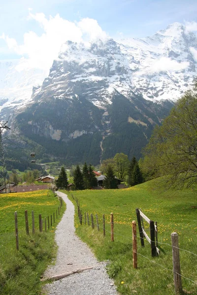 Alps Highest Most Extensive Mountain Range System Lies Entirely Europe — Stock Photo, Image
