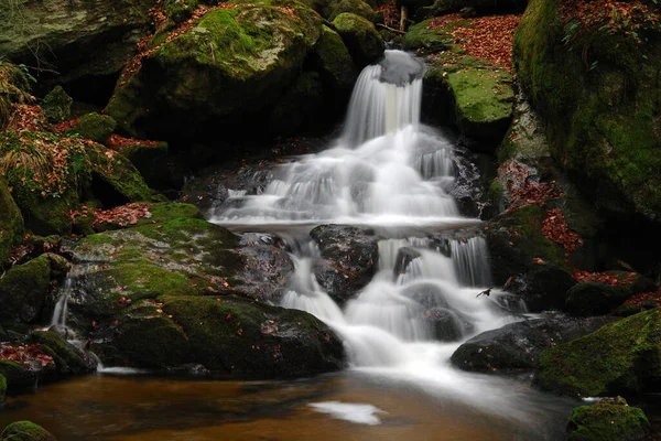 Beautiful Waterfall Nature Background — Stock Photo, Image