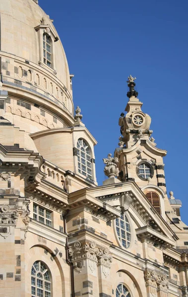 Detailed View Frauenkirche Dresden — Stock Photo, Image