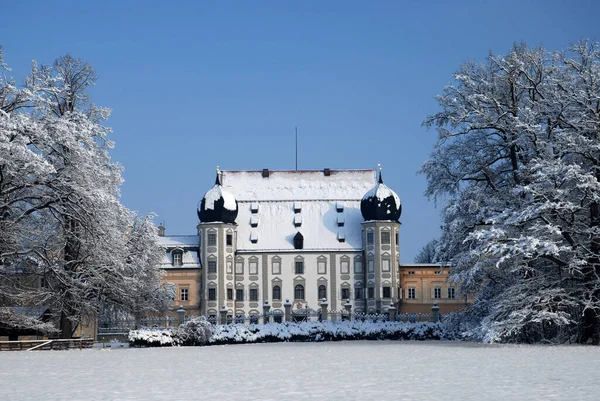 Schloss Maxlrain Winter — Stockfoto