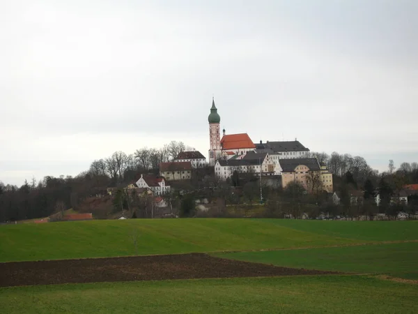 Maravilhosa Cervejaria Mosteiro Andechs Bavaria — Fotografia de Stock