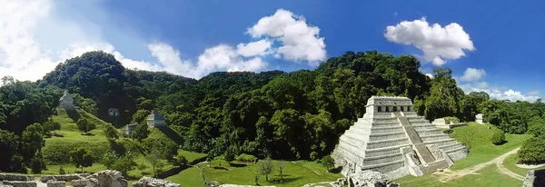 Palenque Bylo Důležité Město Mayů Nachází Mexickém Státě Chiapas Světovým — Stock fotografie