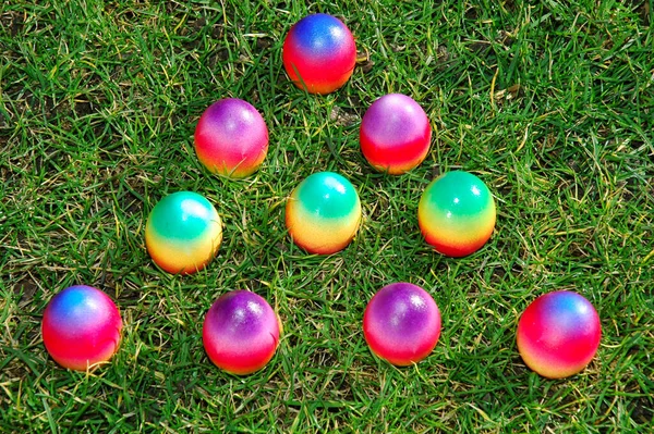 Velikonoční Vajíčka Barevné Pozadí — Stock fotografie