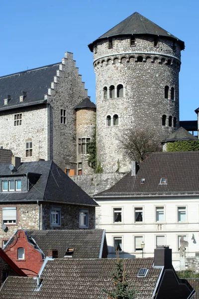 Stolberg Rhld Slott Och Gamla Stan — Stockfoto