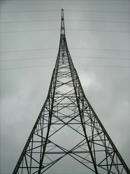 Mastro Eletricidade Energia Elétrica — Fotografia de Stock