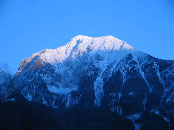 Fantastisk Natur Alperna Berg Bakgrund — Stockfoto