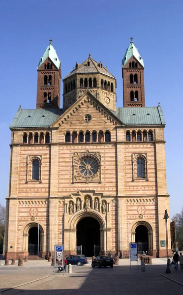 Keizerlijke Kathedraal Van Speyer — Stockfoto