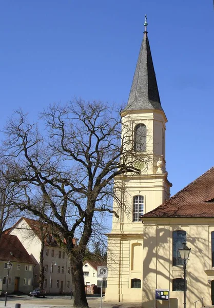 Живописный Вид Старую Церковь — стоковое фото