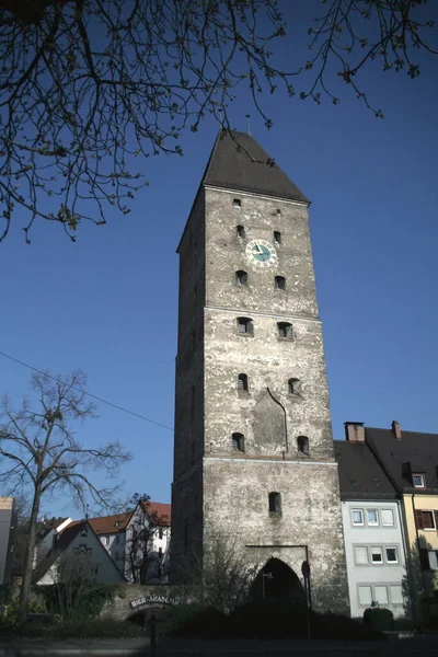 Les Tours Château Notre Dame Grande Église Médiévale — Photo