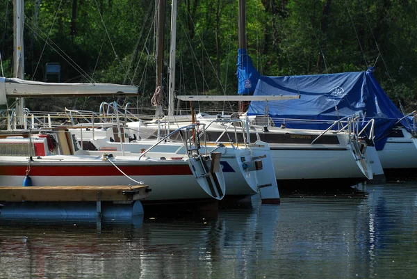 Malerischer Blick Auf Den Schönen Hafen — Stockfoto