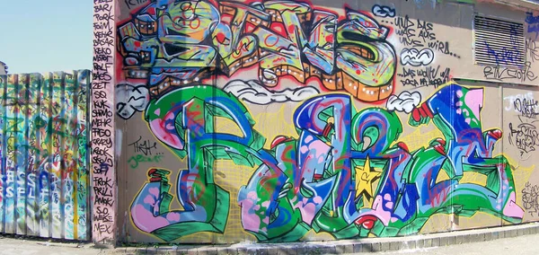 Graffiti Parede — Fotografia de Stock