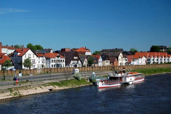 Minden Egy Der Weser — Stock Fotó