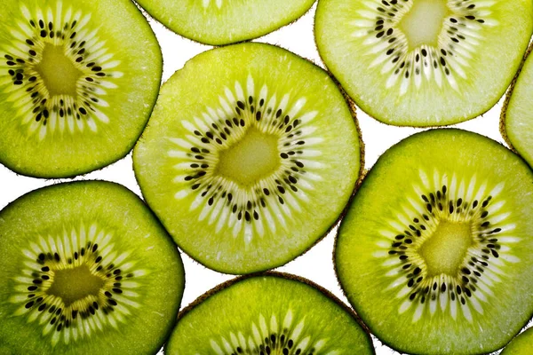Groen Smakelijk Fruit Kiwi — Stockfoto