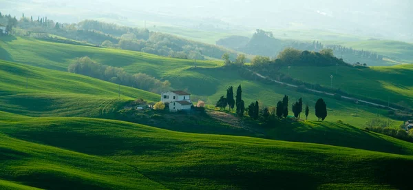 Тосканская Сельская Местность Центральной Италии — стоковое фото