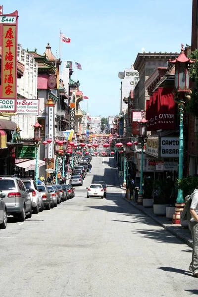 Πολύχρωμο Chinatown San Francisco — Φωτογραφία Αρχείου