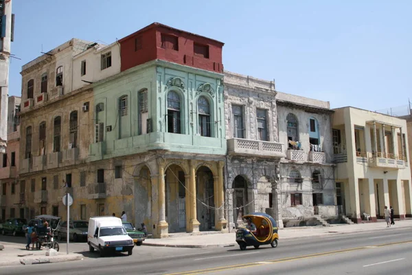 Paisagem Urbana Com Casa Havana — Fotografia de Stock