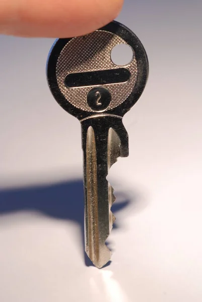 Κλειδί Σχήμα Λουκέτου — Φωτογραφία Αρχείου
