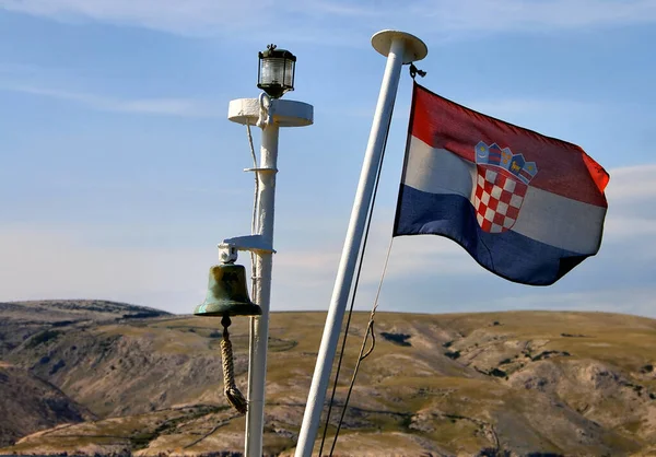 Флаг Хорватии Патриотизм Национальный Флаг — стоковое фото