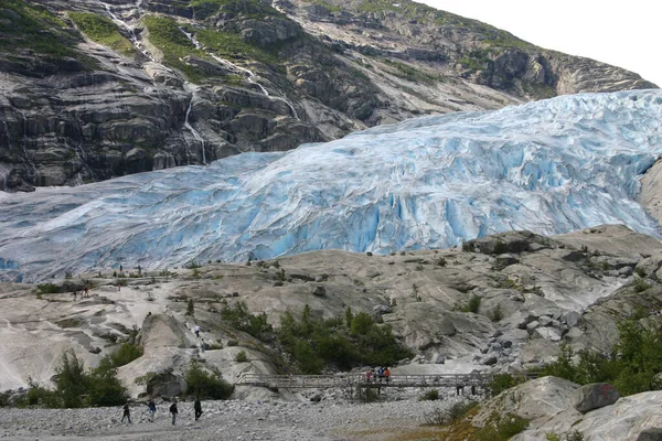 ノルウェーのジョステダル氷河 — ストック写真