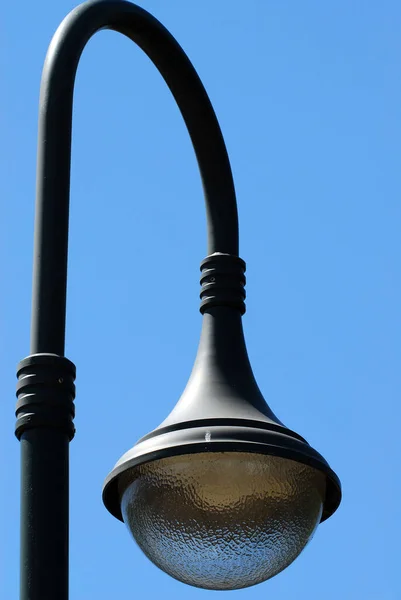 Straatlamp Achtergrond Van Lucht — Stockfoto