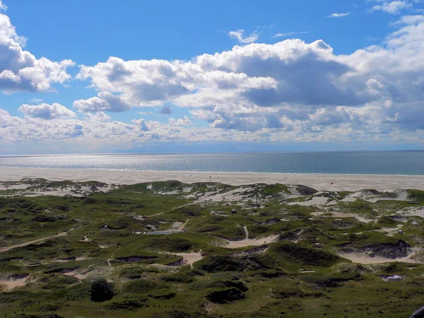 Panoramisch Uitzicht Duinen Selectieve Focus — Stockfoto