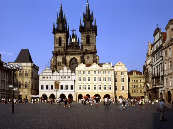 Praha Staroměstské Náměstí — Stock fotografie