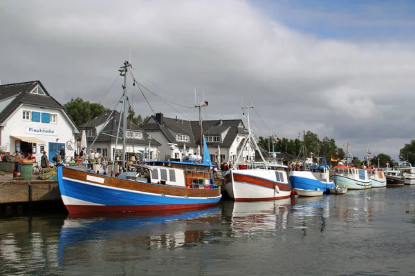 Vue Bateau Pêche Sur Rivage — Photo