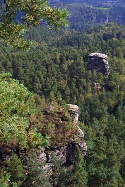 Paesaggio Roccioso Geologia Dell Arenaria — Foto Stock