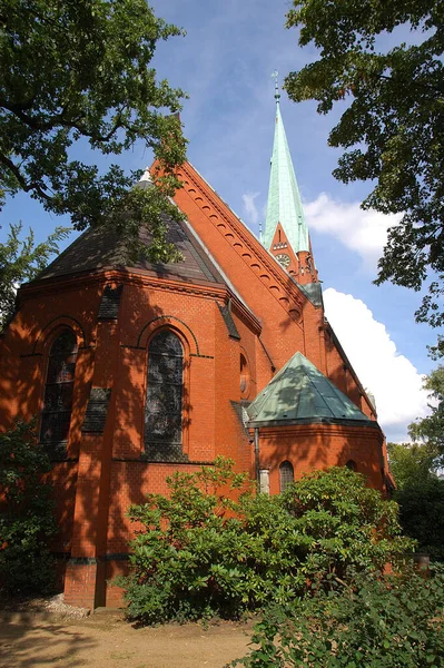 Evangelische Kirche Reinbek — Stockfoto