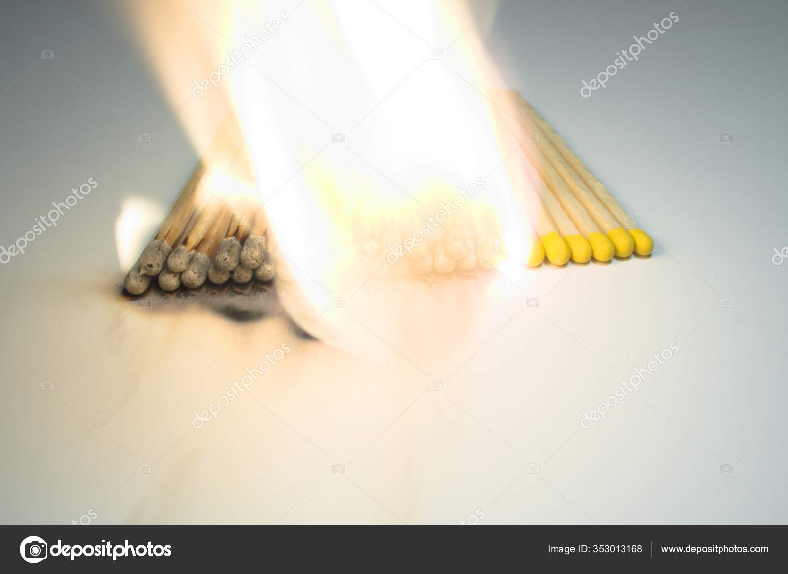 Burning Wooden Matches Flammable Objects Stock Photo by ©PantherMediaSeller 353013168