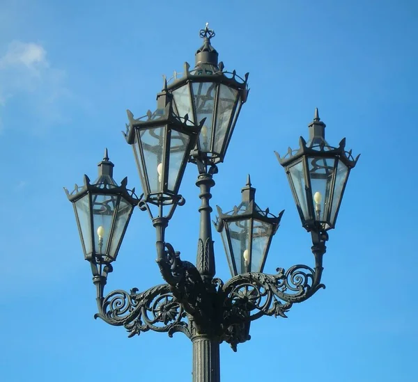 Straatlamp Stad — Stockfoto