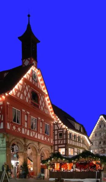 Vista Cidade Velha Bamberg Baviera Alemanha — Fotografia de Stock