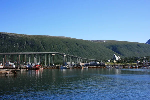 Ciudad Ártica Tromsoe — Foto de Stock