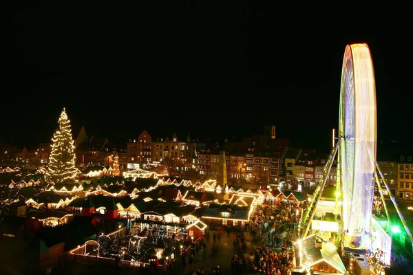 Mercado Natal Erfurt 2007 — Fotografia de Stock