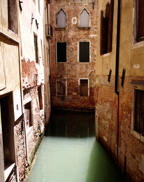 Μια Ματιά Μια Ήσυχη Γωνιά Της Βενετίας — Φωτογραφία Αρχείου