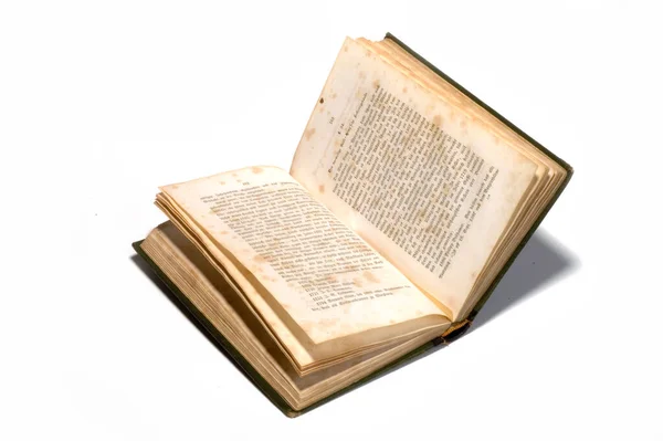 Παλιό Βιβλίο Ανάγνωση Λογοτεχνίας — Φωτογραφία Αρχείου