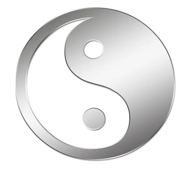 Σύμβολο Yin Και Yang — Φωτογραφία Αρχείου