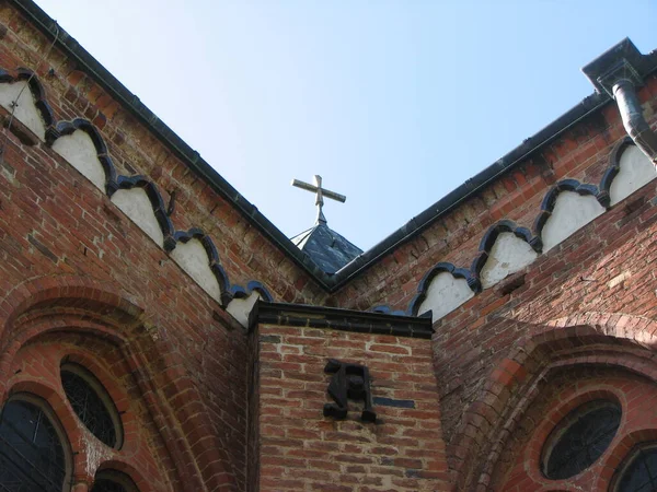 Γραφική Άποψη Της Χριστιανικής Αρχιτεκτονικής Εκκλησία — Φωτογραφία Αρχείου