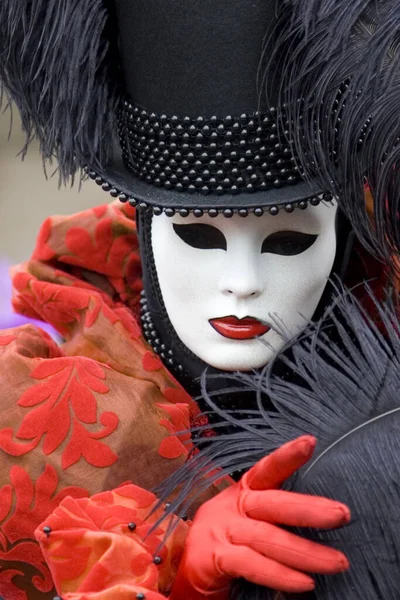 Mask Och Kostymer Karneval Venedig Italien — Stockfoto