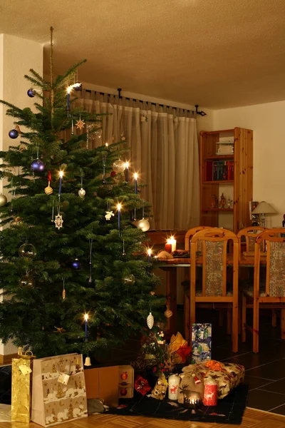 Arbre Noël Décoration Vacances — Photo