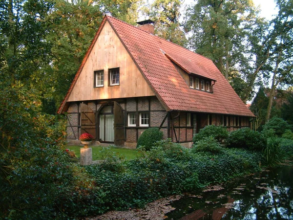 Altes Haus Wald — Stockfoto