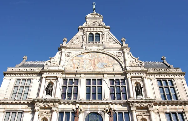 Gebouw Gevel Gent Gildehaus — Stockfoto