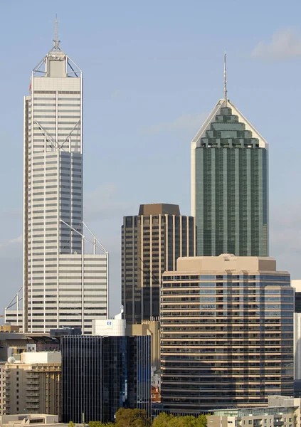 New York Skyline Met Wolkenkrabbers Stedelijke Gebouwen — Stockfoto