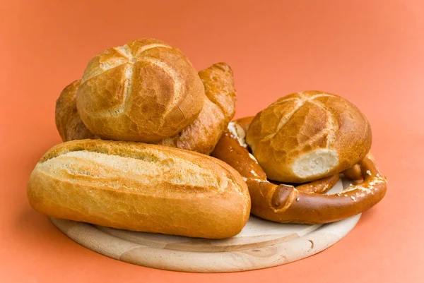 Rollos Croissant Lye Pretzels —  Fotos de Stock
