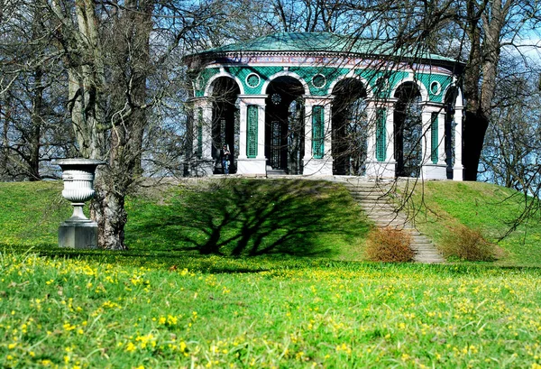 Het Park Oude Stad Van Pavlovsk — Stockfoto