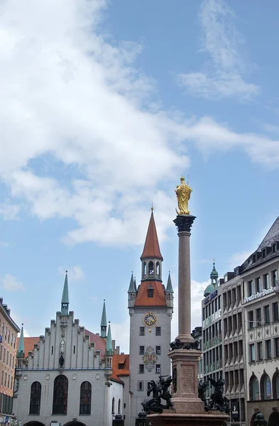 Münih Almanya Nın Hava Manzarası — Stok fotoğraf