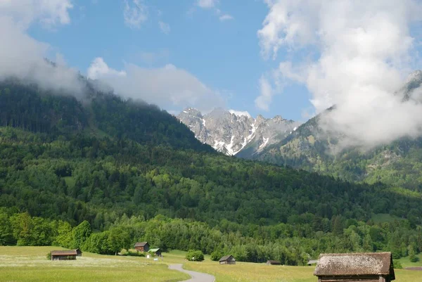 Uitzicht Prachtige Alpen — Stockfoto