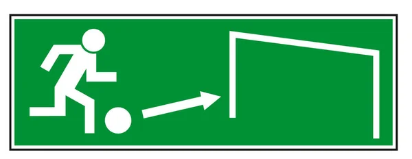 Green Road Sign White Background — Stock Photo, Image