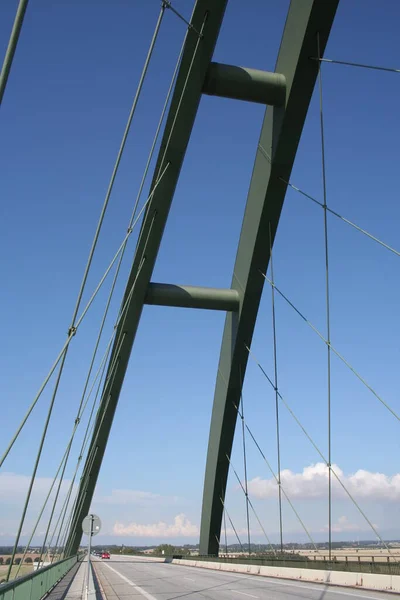 Detalhe Ponte Fehmarn Sund — Fotografia de Stock