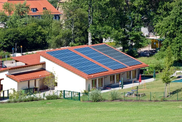 Panel Solar Techo — Foto de Stock